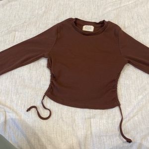 Cute Crop Top with open back